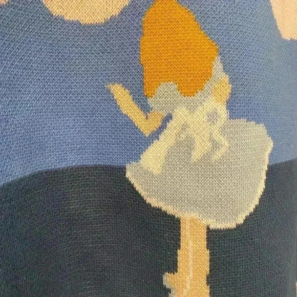 Alice in Wonderland Knitted Sweater,‎ one size - Picture 15 of 15